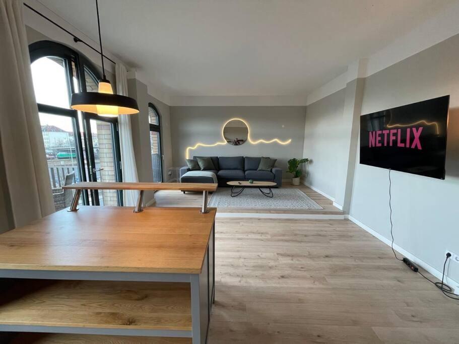 ライプツィヒLoft 7 15Min Hbf 2Br Smart Tv Wifiアパートメント エクステリア 写真